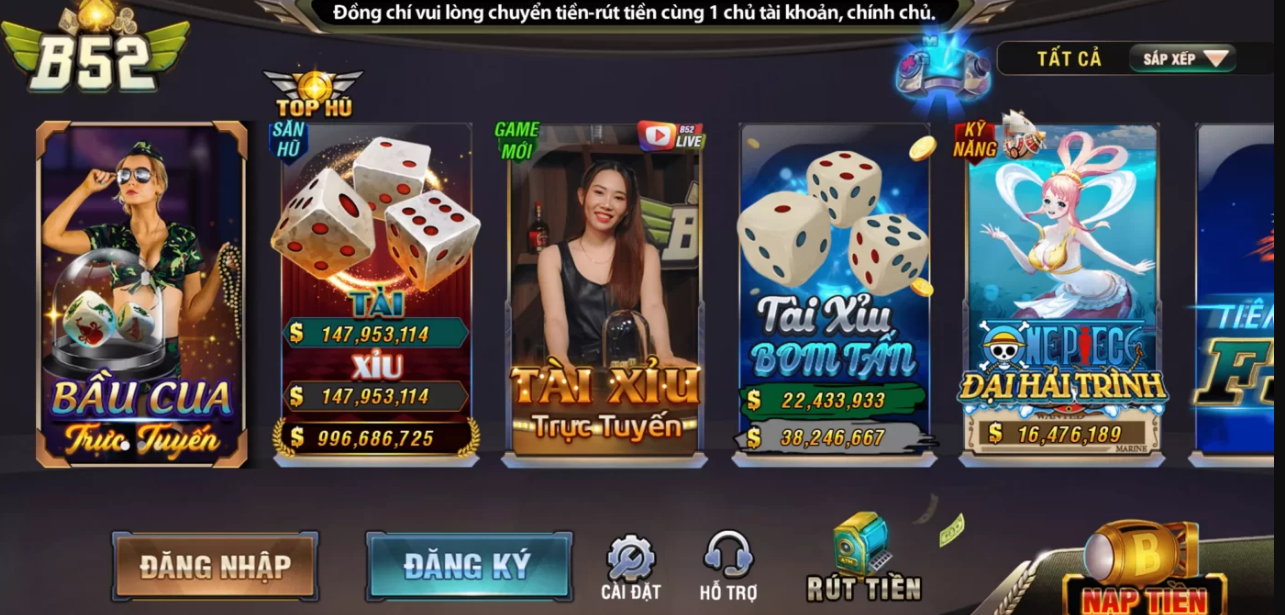 Rikvip – So sánh tài xỉu B52CLUB – tài xỉu B29